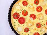 Tarte au chèvre et à la tomate