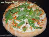 Pizza 4 fromages et roquette