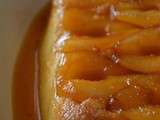 Semolina cake with pears