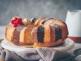 Bundt cake marbré au chocolat