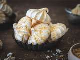 Meringues aux éclats de caramel