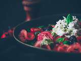 Salade de riz vénéré aux tomates & pastèque