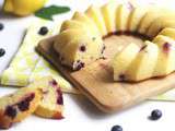 Bundt cake au citron et myrtilles