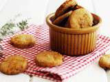 Crackers au paprika, tomates séchées et thym