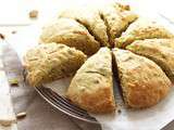 Scone à la pistache et fleur d’oranger