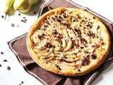 Tarte fine, poire et chocolat