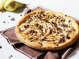 Tarte fine, poire et chocolat