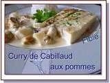 Curry de cabillaud aux pommes