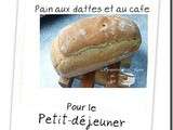 Pain aux dattes et au café