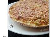 Tarte crabe et oignons nouveaux