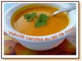 Velouté de carottes au lait de coco