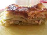 Lasagne saumon poireaux