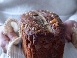 Banana bread aux noix et chocolat