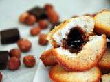 Financiers aux noisettes caramels