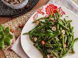 Haricots verts sautés façon asiatique