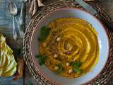 Houmous de potimarron rôti au curcuma