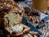 Krantz cake au beurre de cacahuètes, chocolat et noisettes