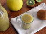 Smoothie kiwi, pomme et ananas