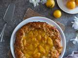 Tarte rustique aux prunes jaunes