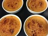 Crème brûlée au lait de coco