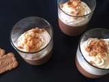 Mousse chocolat et chantilly spéculoos