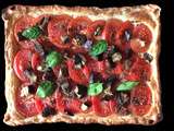 Tarte tomates aubergines