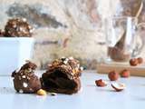 Chouquettes croquantes au chocolat et aux noisettes