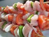 Brochettes de dinde