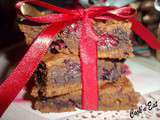 Brownies chocolat mures