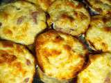 Minis quiches Lorraine sans pate