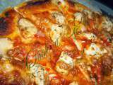 Pizza poulet estragon