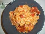 Risotto de crevettes au curry