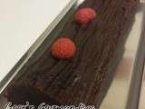 Bûche Ultra Rapide Chocolat & Framboises