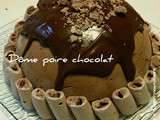 Dôme Poire Chocolat