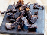 Beef Jerky balsamique, shoyu, et café