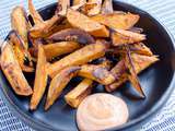 Frites de patates douces au miso blanc