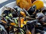 Moules au curry et mangue