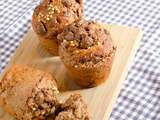 Muffins au porridge choco-banane