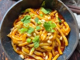 Nouilles soba au beurre et gochujang