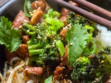 Porc et brocoli au caramel