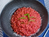 Risotto à la betterave rouge et estragon