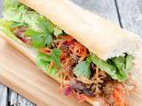 Sandwich Banh Mi au Pulled Pork