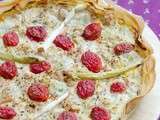 Tarte croustillante au thon et safran