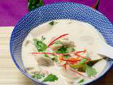 Tom kha kai - Soupe Thaï au poulet et coco