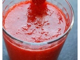 Jus de fraises au thermomix