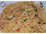 One Pot Pasta Courgettes, tomates, Thon (Cookéo ou sans)