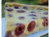 Tarte au clafoutis cerises