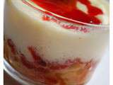 Tiramisu framboises-poivrons en verrines (thermomix)