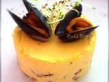 Bavarois safrané aux moules