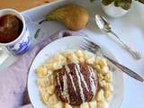 Bowlcake poire chocolat (vegan)